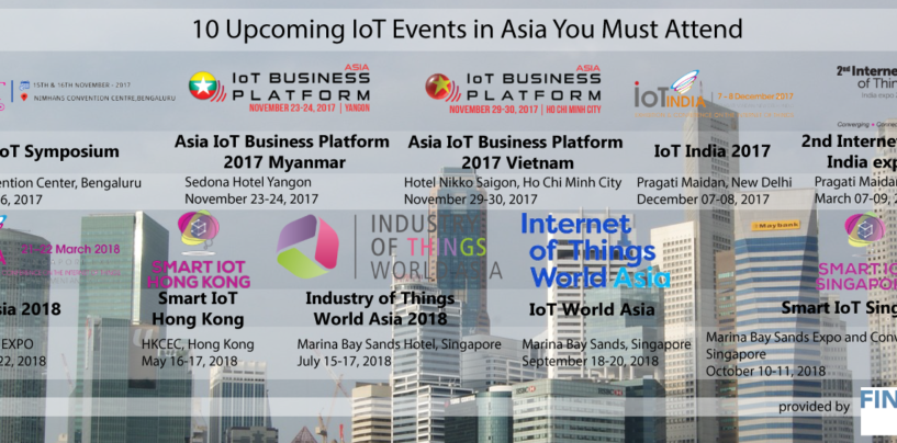 10 Upcoming IoT Events in Asia You Must Attend
